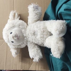 Spark Create Imagine Soft Plush Lamb Lovey Rattle & Crinkle 14” See Disc